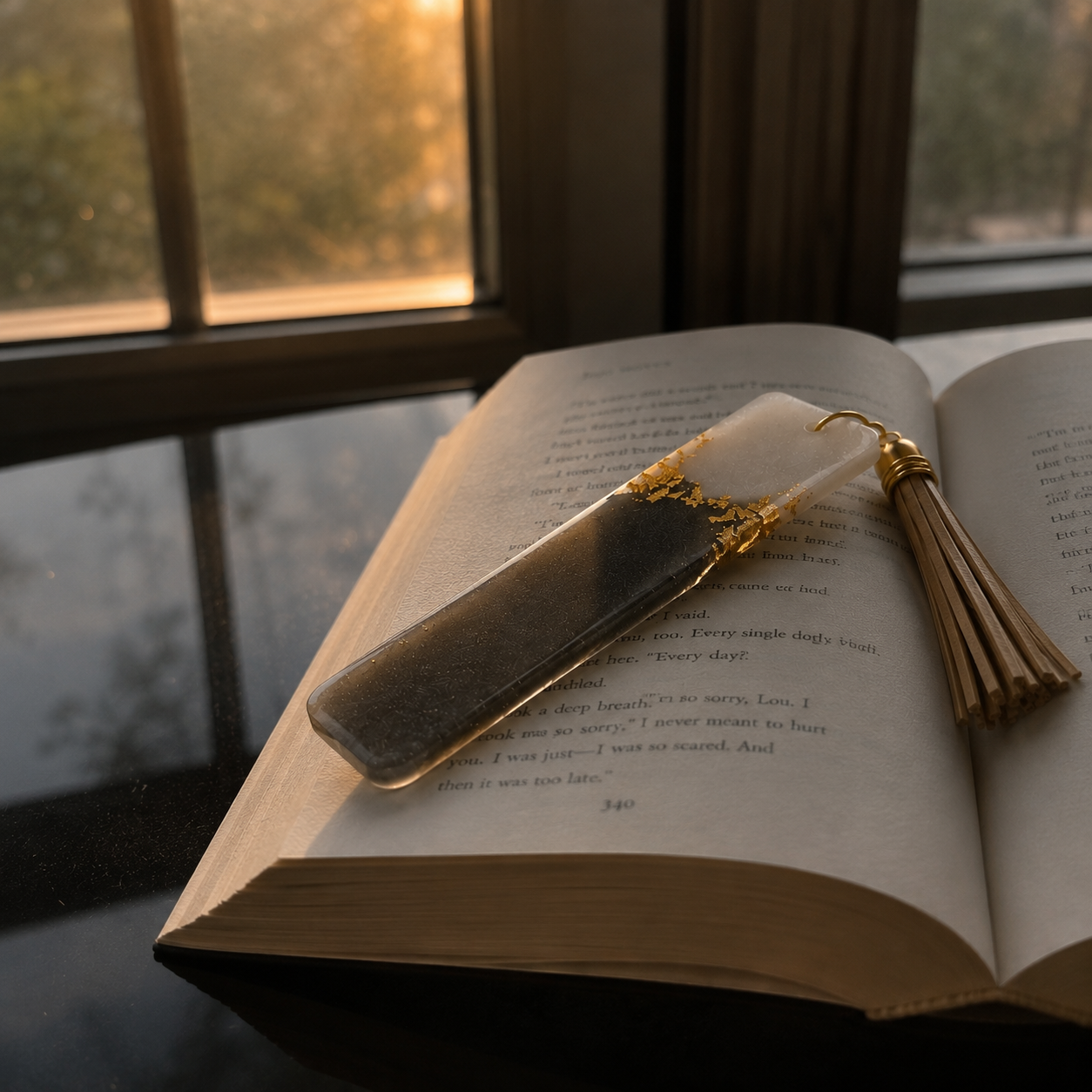 1000736982 Resin bookmark