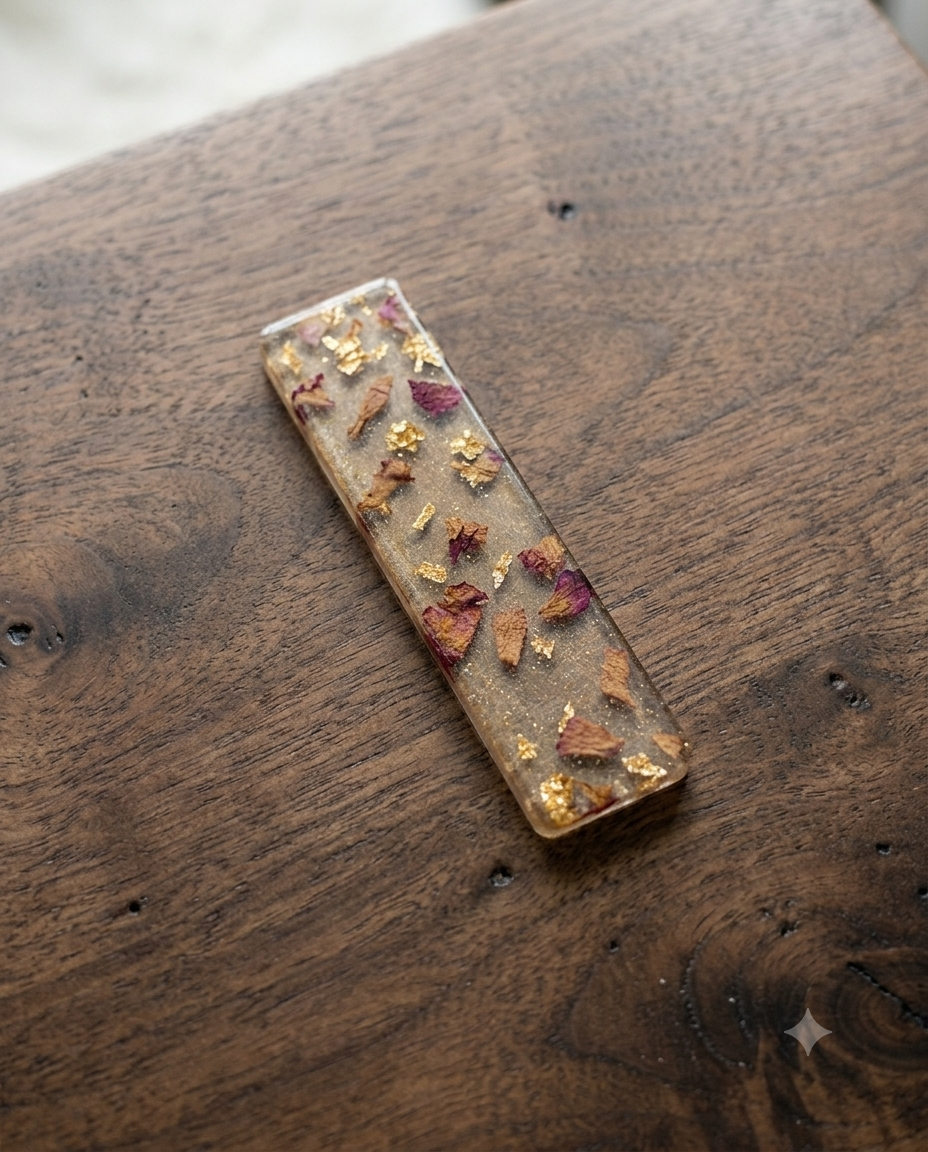 Resin bookmark
